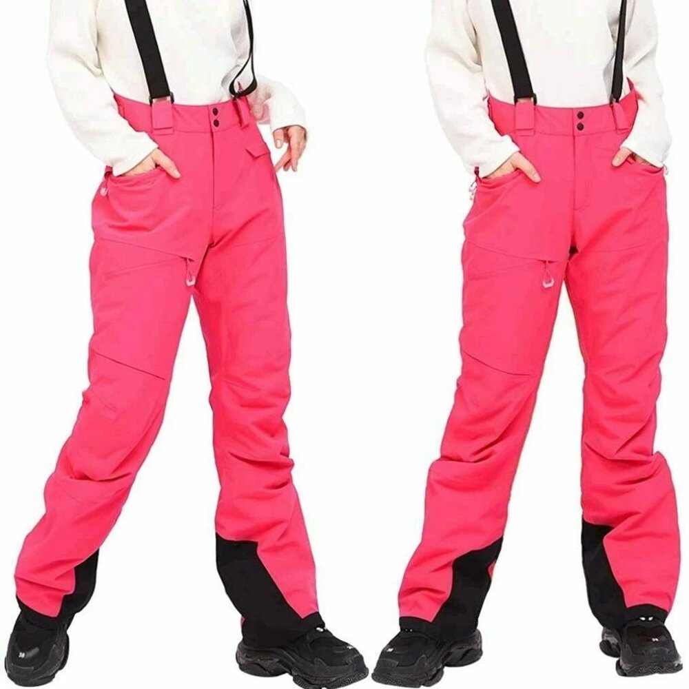 Fit Space ski pants / bibs Insulated Waterproof 15K 4+ Stretch Snowboarding